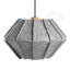 Acoustic pendant light in felt.