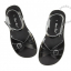sandales d'eau en cuir noir de la marque Saltwater