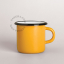 enamel mug 25 cl - mustard yellow