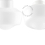 Lampe en porcelaine blanche avec abat-jour en verre.