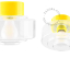 Yellow porcelain lamp.