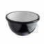 Black enamel bowl