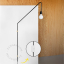 Wall light with swivelling arm.