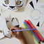 masques d'animaux en carton à colorier