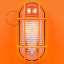 orange bulkhead light Benji - IP44