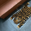 Tiger-shaped coir doormat