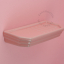 Pink porcelain soap dish.