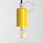 Yellow lampholder.