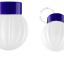 Blauwe, porseleinen lamp.