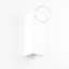 Up&down paintable plaster wall light.