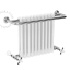 Traditional heated towel rail.