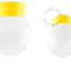 Yellow porcelain lamp.