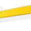 Lampe S14d aus gelbem Porzellan.