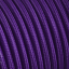 Purple fabric cable.