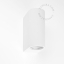 Up&down paintable plaster wall light.