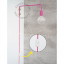 pink wall lamp with swing arm