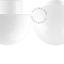 Lampe en porcelaine blanche avec abat-jour en verre.