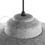 Acoustic pendant light in felt.