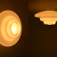 brown ceiling light with Art Deco lampshade Dores