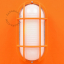orange bulkhead light Benji - IP44