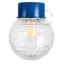 verlichting-lamp-metaal-blauw-glas-globe-lampenkap