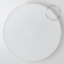 Lampe circulaire en verre Ø 36 cm pour salle de bain ou extérieur.