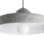 Acoustic pendant light in felt.