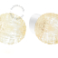 White porcelain wall light with glass lampshade.