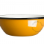 mustard yellow enamel bowl