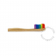 Coloured bamboo toothbrushes