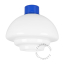 blue ceiling light with Art Deco lampshade Dores
