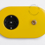 enchufe amarillo e interruptor simple o conmutado - palanca de latón
