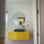 yellow simple flush mount socket