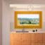 White porcelain light fixture.
