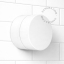 White porcelain light for bathroom or outdoor use.