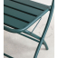 Metal outdoor folding bench.