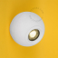 Spot sphérique apparent orientable et dimmable.