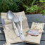 travel cutlery set stainless steel cotton