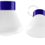 Blauwe, porseleinen lamp.