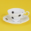 black dot porcelain cup