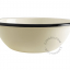 Large ivory white enamel bowl.