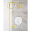 yellow wall lamp with swing arm