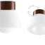 Bruine, porseleinen lamp.