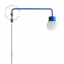 lampe potence pivotante bleue pour salon ou chambre