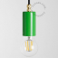 Green lampholder.