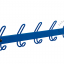blue coat rack