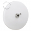 matte white porcelain switch - two-way or simple nickel-plated toggle switch