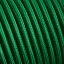 Green fabric cable.