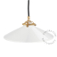 pendant light with opal glass shade