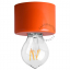 Orange lampe.